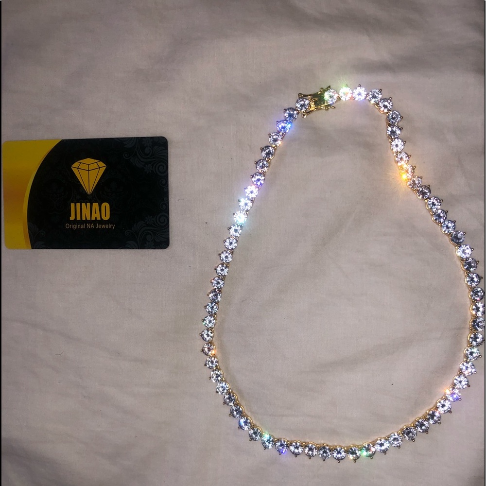 18’ inch pointed tennis chain